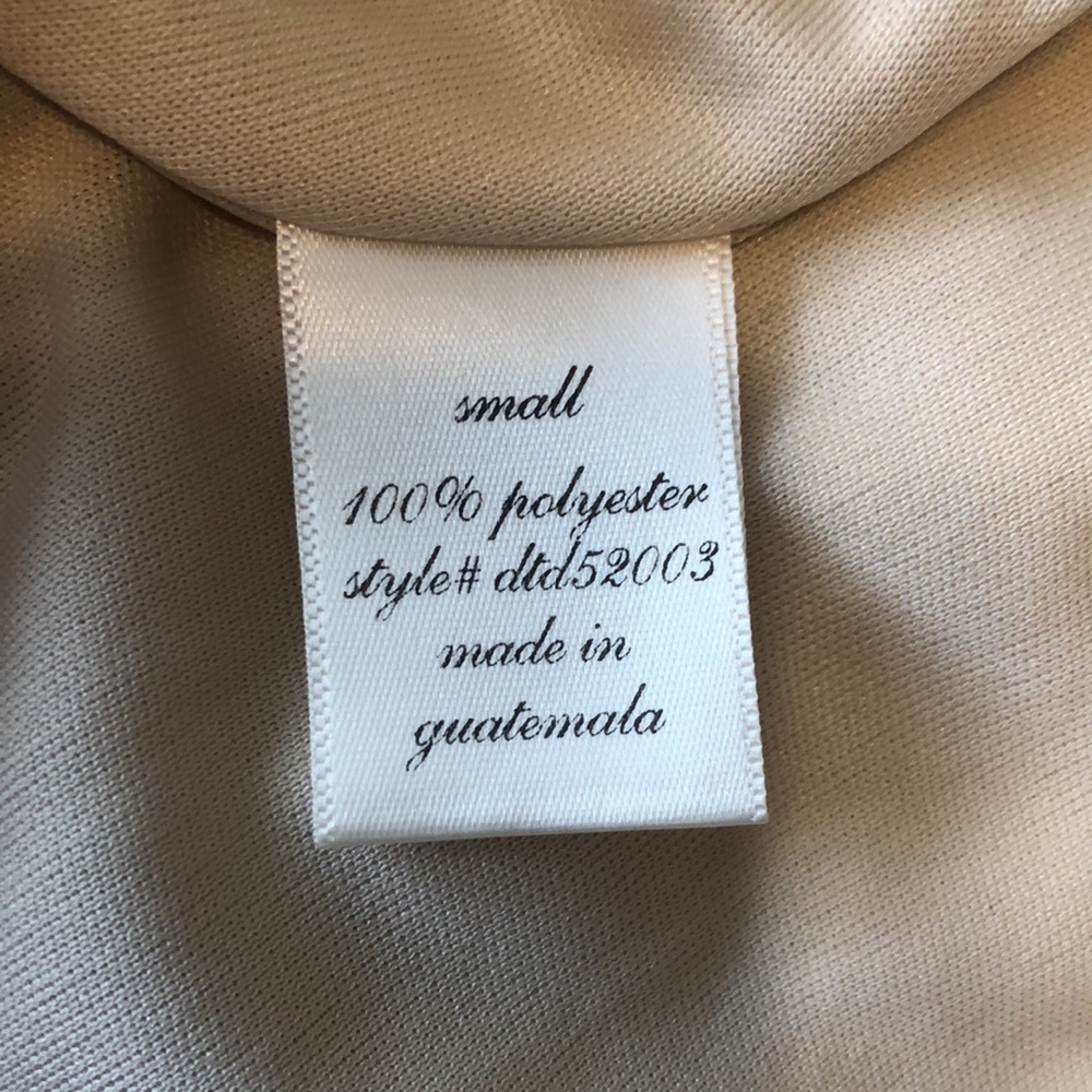 Miami Beige Strapless Dress - Picture 6 of 6